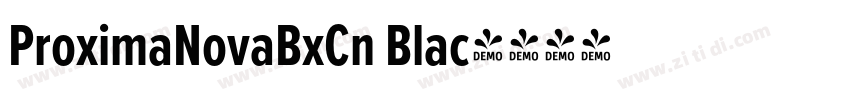 ProximaNovaBxCn Blac字体转换